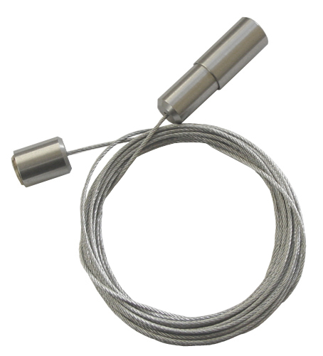  Tensioned wires with nickel-plated fixings