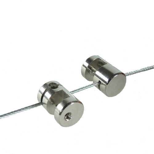 Nickel-plated wire-fix top/bottom panel edge clamps