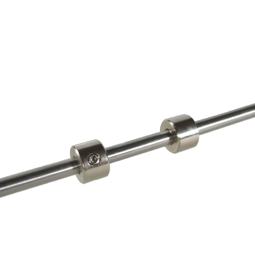 Nickel-plated 6mm bar-fix collar (bush)