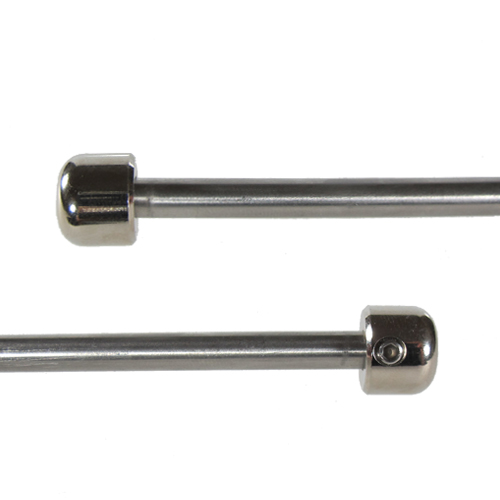 Nickel-plated end stops for 6mm bars